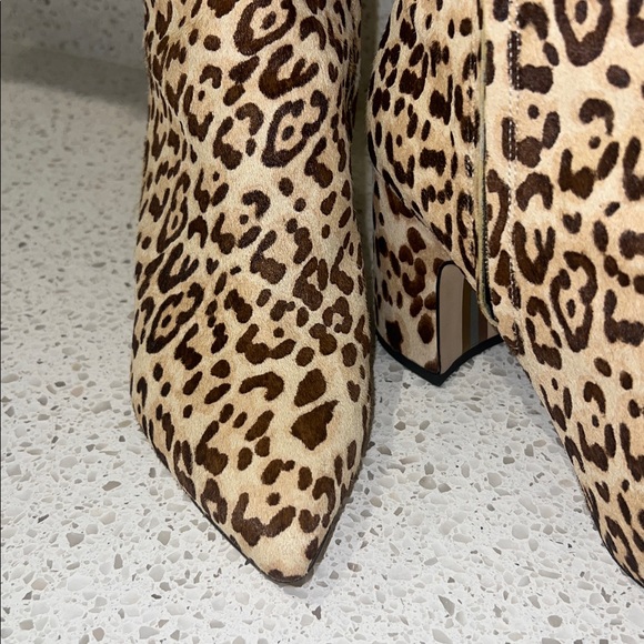 Sam Edelman cowhide leopard print boots - Picture 3 of 5